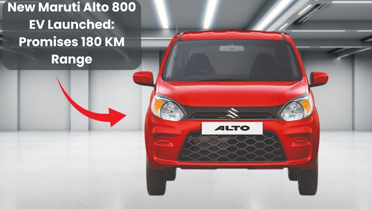 New Maruti Alto 800 EV Launched: Promises 180 KM Range