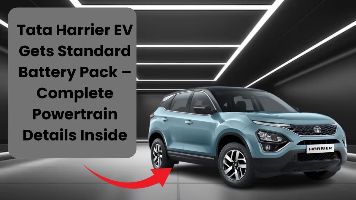 Tata Harrier EV Gets Standard Battery Pack – Complete Powertrain Details Inside